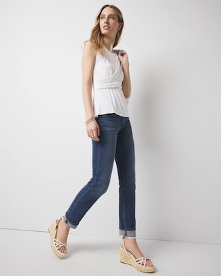 Pleated Wrap Tank Top click to view larger image.