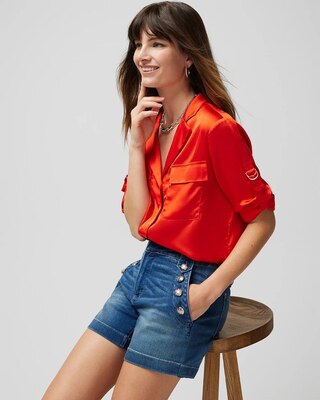 Soft Shirt with Adjustable Sleeves