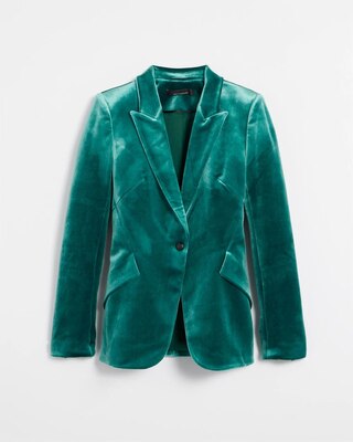 WHBM® Velvet Editor Blazer