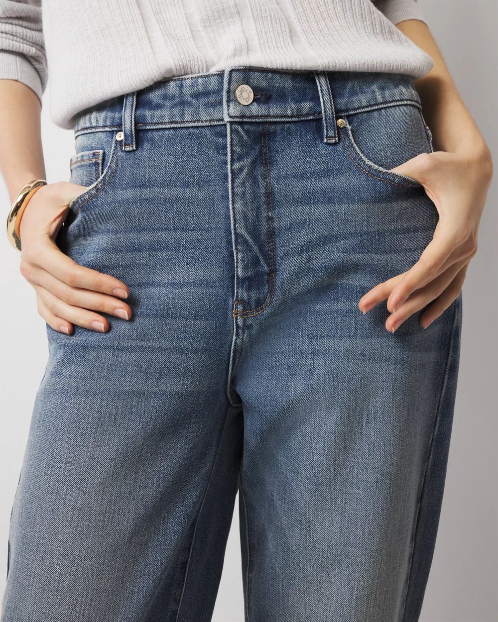 Petite Extra High-Rise Relaxed Straight Jeans