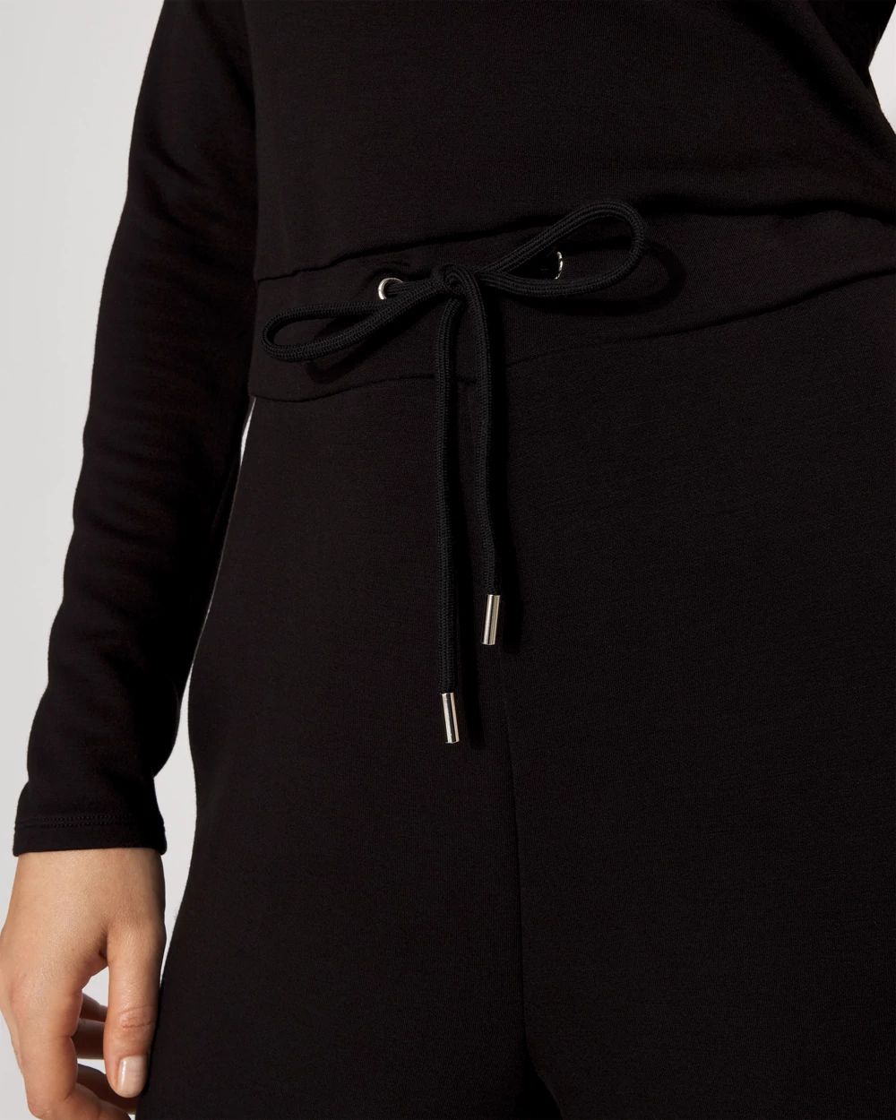 Petite Off-The-Shoulder Fold-Over Jumpsuit