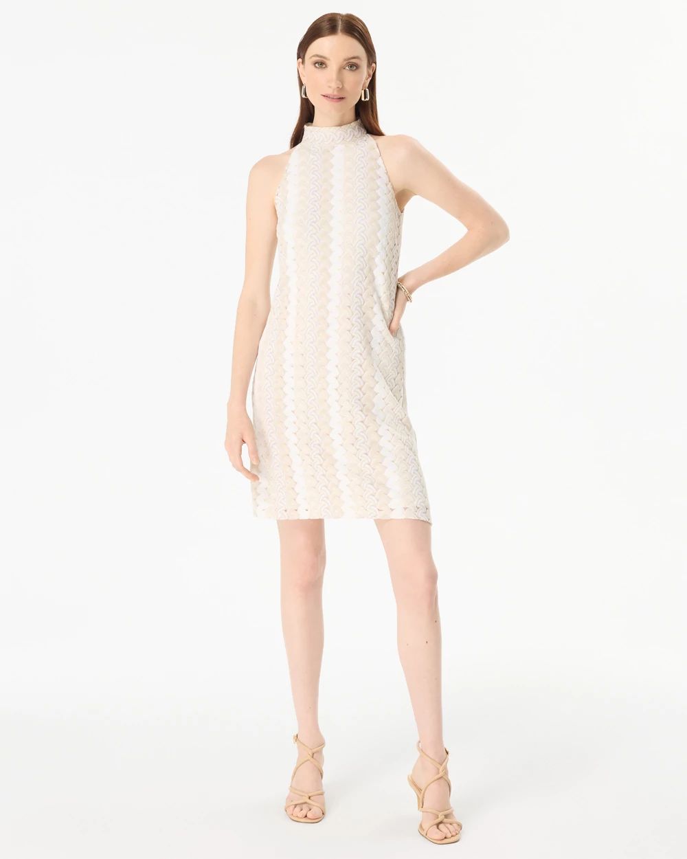 Petite Halter Sheath Dress