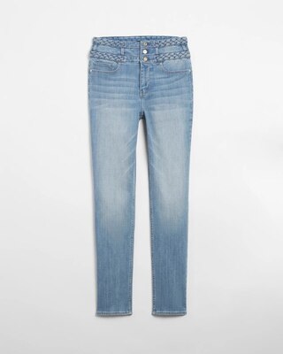 Extra High-Rise Everyday Soft Denim™ Braided Slim Ankle Jeans