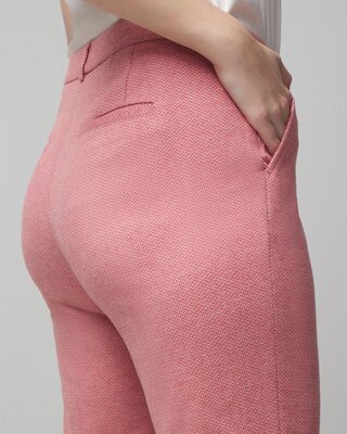 Curvy Elle Slim Ankle Brushed Ponte Pant