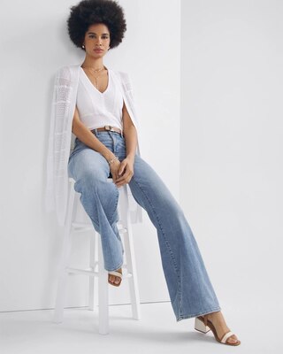 Pointelle V-Neck Sweater Tank