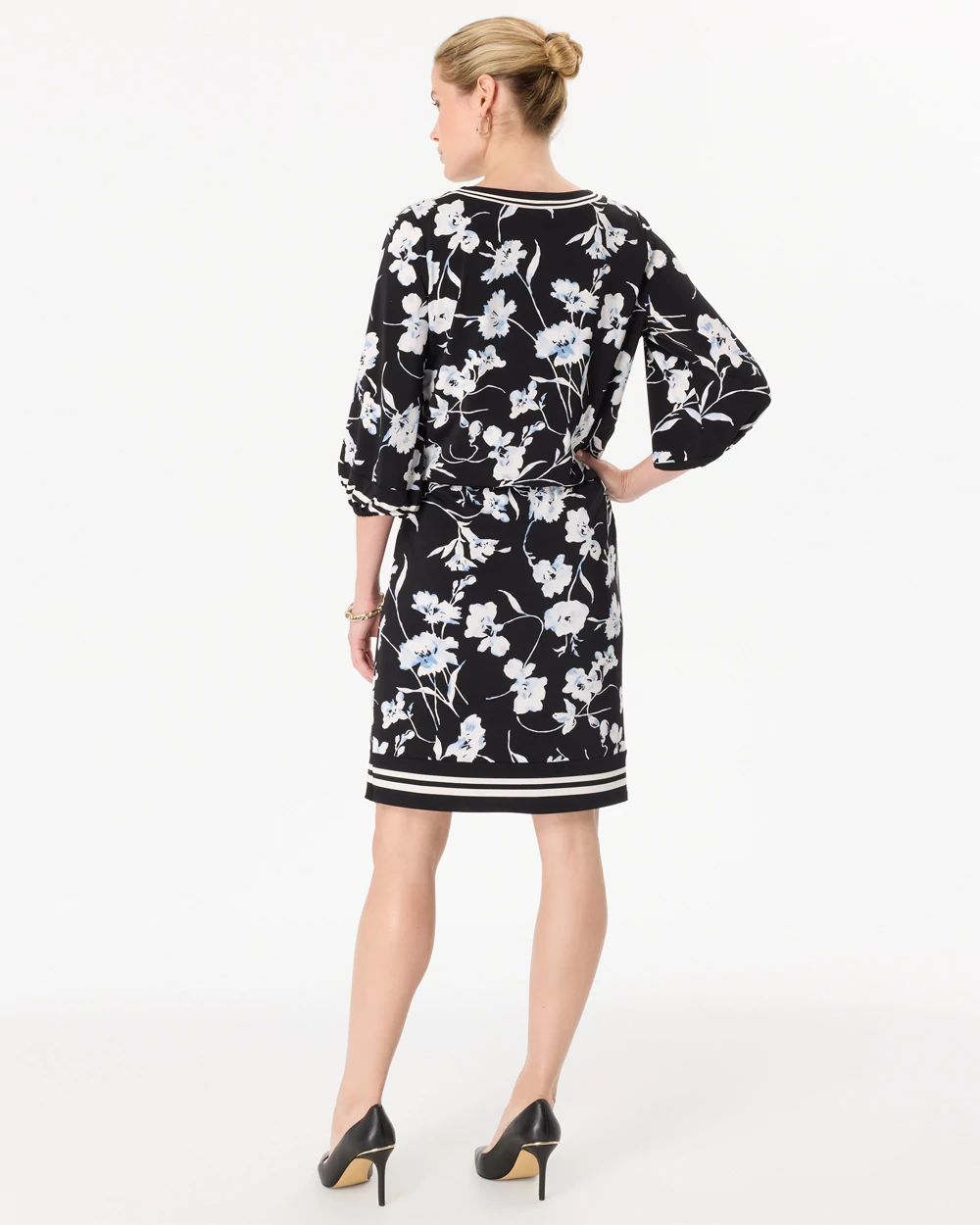 V-neck Mini Dress click to view larger image.
