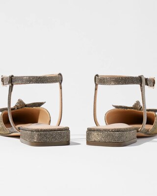 Sparkle Closed Toe Flats
