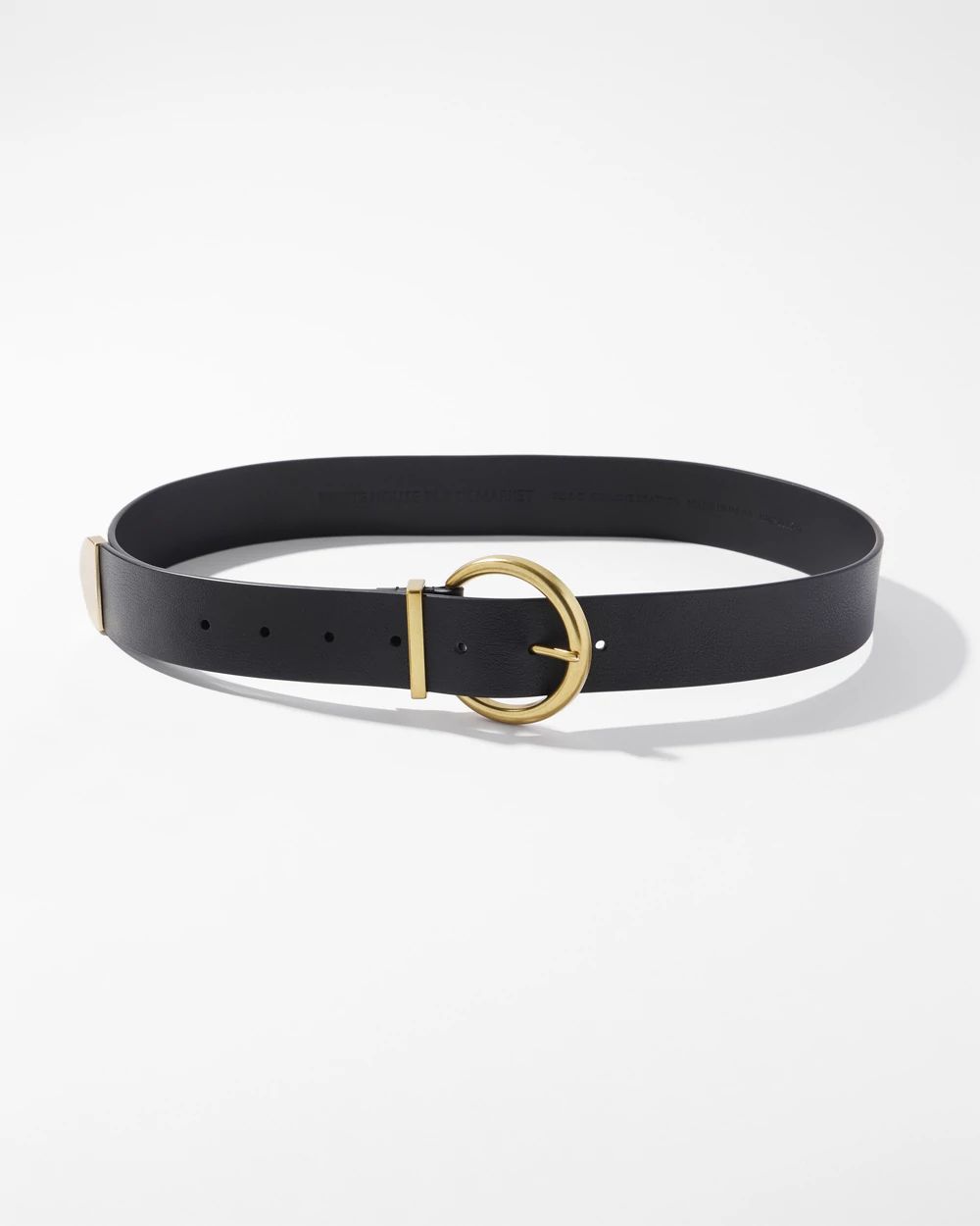 Round Capped Denim Belt