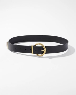 Round Capped Denim Belt