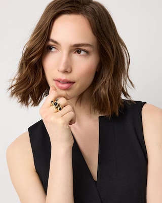 Black Cap Ring