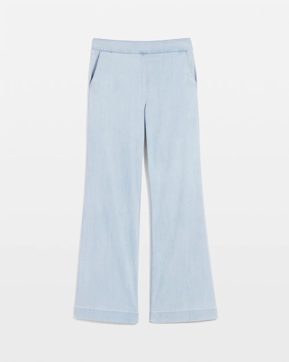 High-Rise Pull-On Wide Leg Jean