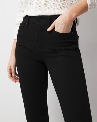 High-Rise Black Slim Jeans click to view larger image.