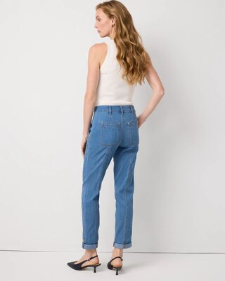 Pret Mid-Rise Straight Cropped Utility Pant click to view larger image.