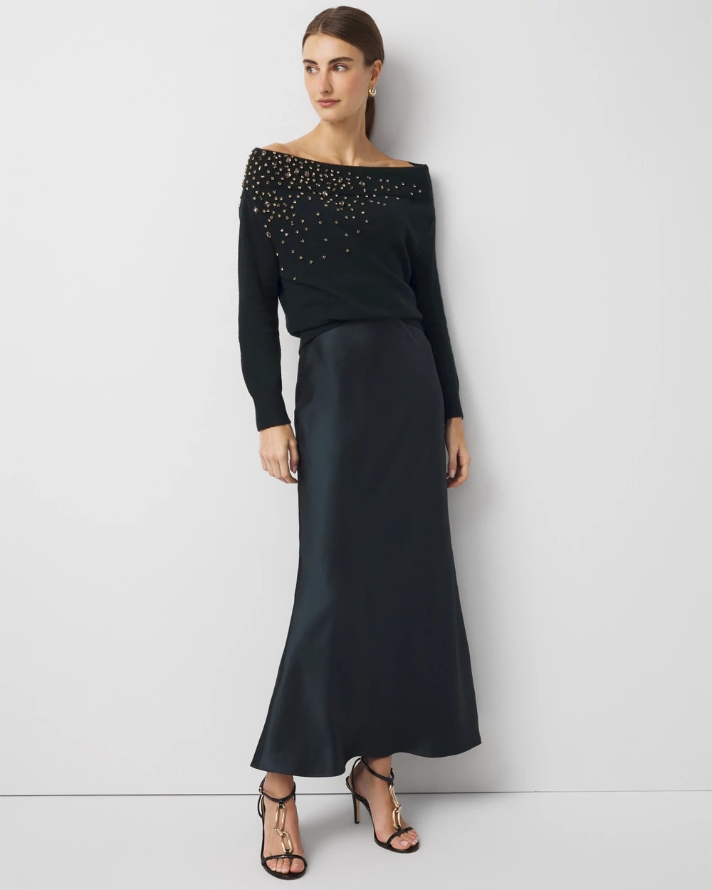 Satin Slip Skirt | White House Black Market Satin Slip Skirt | White House Black Market