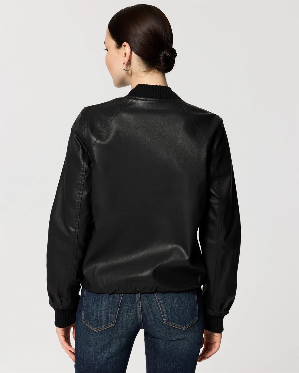 Coated Bomber Jacket