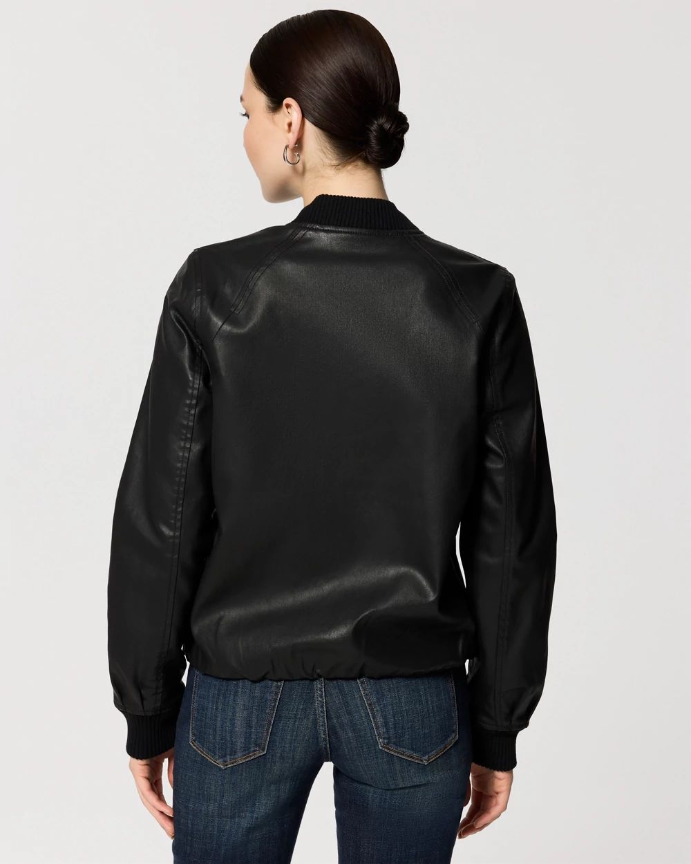 Coated Bomber Jacket click to view larger image.