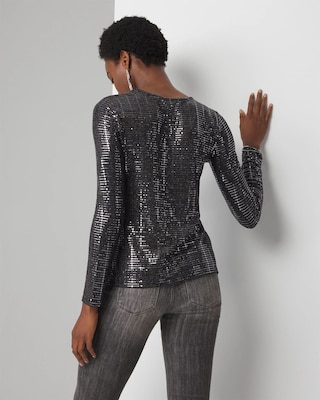 Mirrored Crewneck Top click to view larger image.