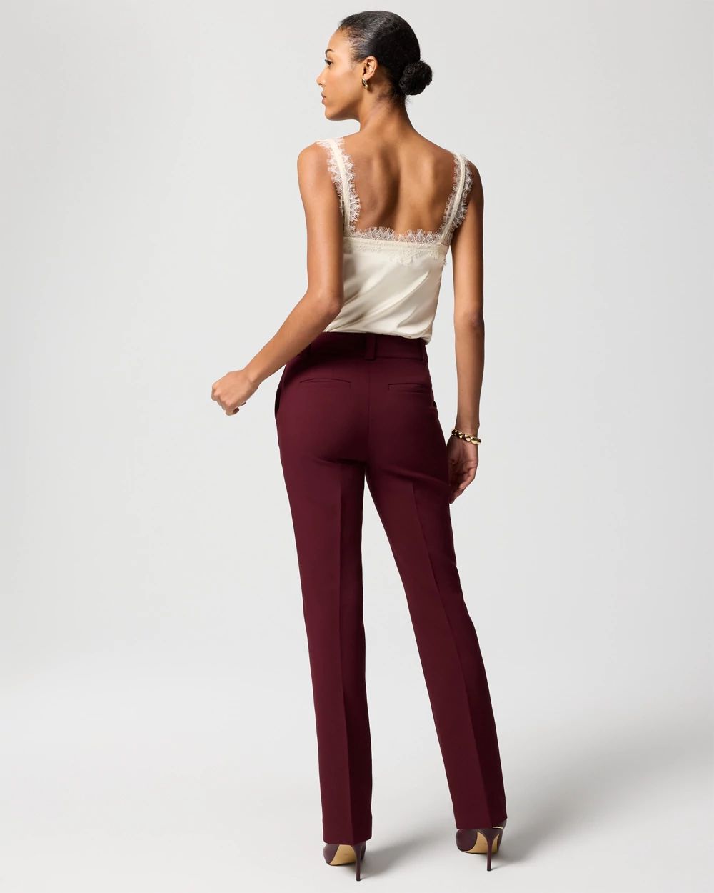 Luxe Stretch High-Rise Blake Slim Boot Pant click to view larger image.