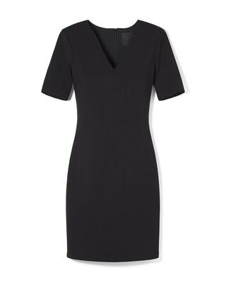 WHBM® AURA Short-Sleeve Sculpting Sheath Dress click to view larger image.