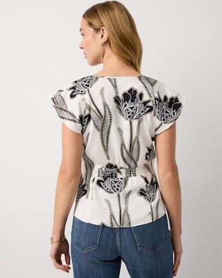 Ruched Satin Shell click to view larger image.