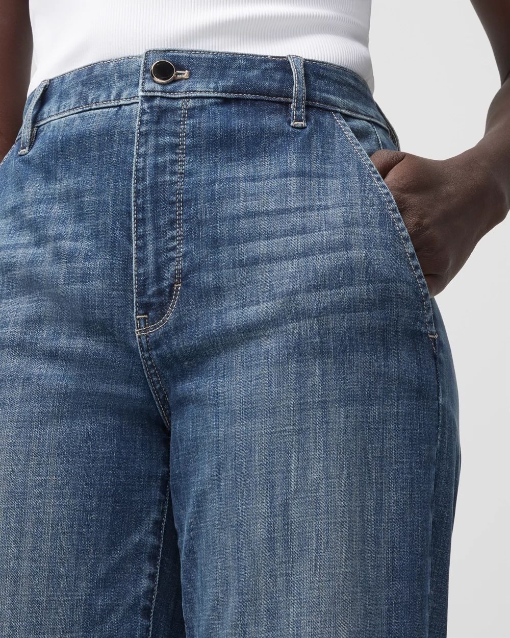 Curvy Extra High-Rise Everyday Soft Denim™ Wide Leg Jeans
