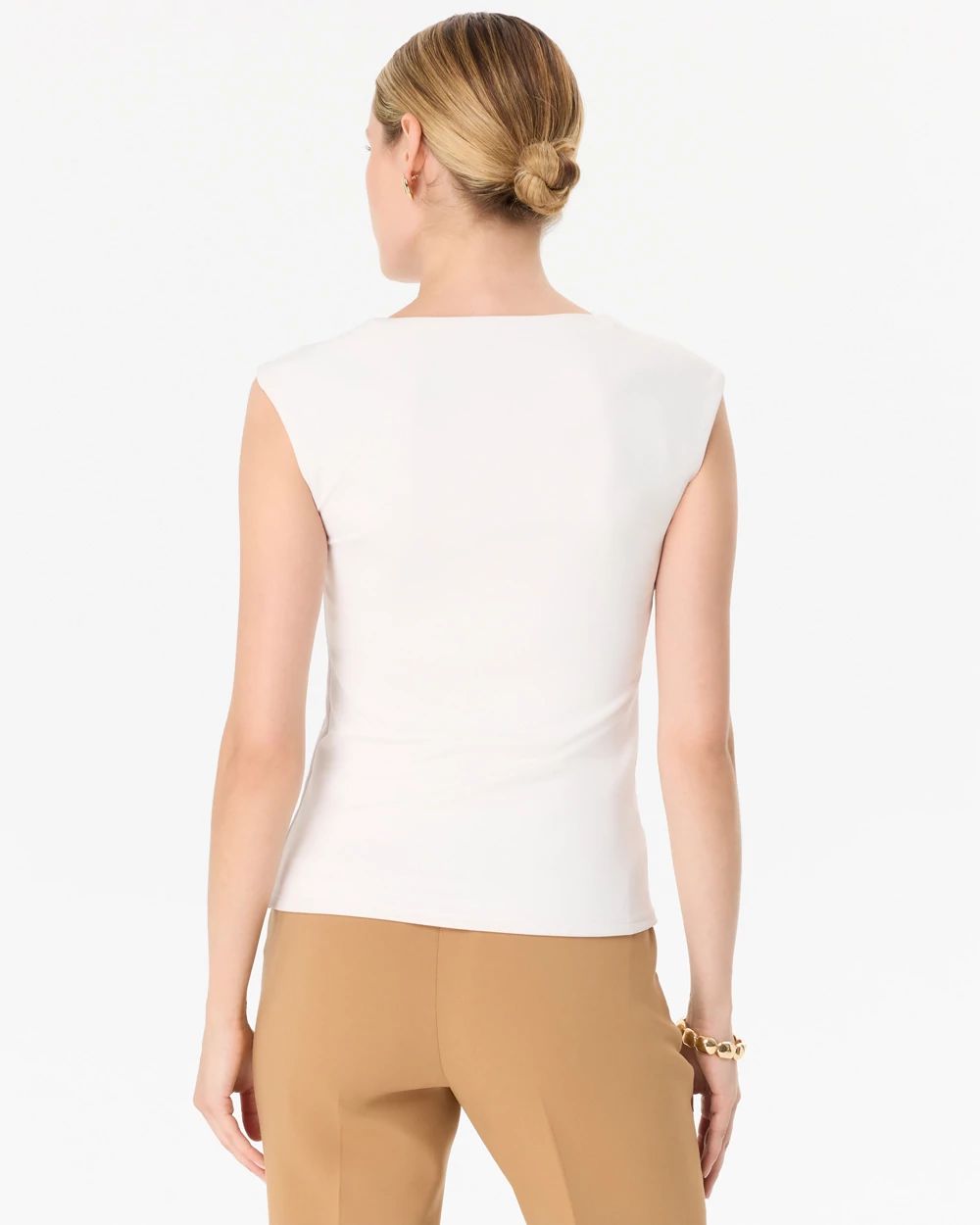 WHBM FORME™ All Ways Stretch Square Neck Top click to view larger image.