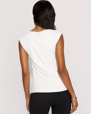 WHBM FORME™ All Ways Stretch Square Neck Top click to view larger image.