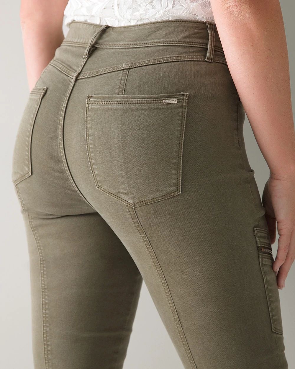 Curvy-Fit Everyday Soft Denim High-Rise Skinny Jeans click to view larger image.