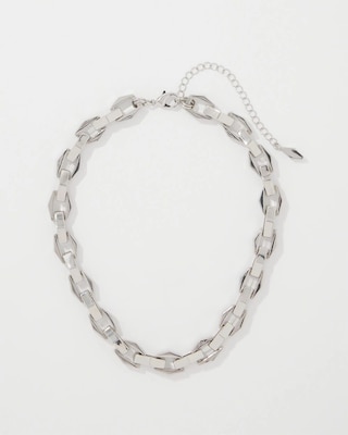 Geometric Links Necklace