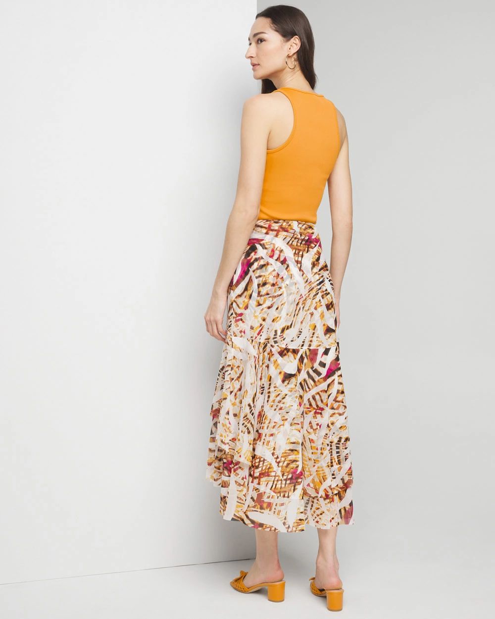 Mesh Wrap Skirt
