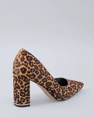 Leopard Calf Hair Pumps click to view larger image.