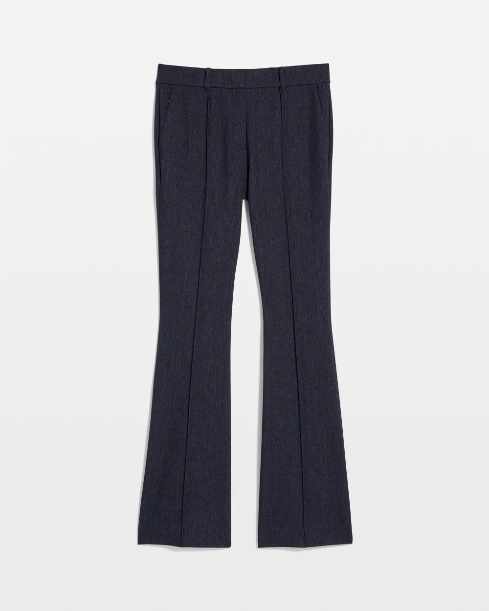 High Rise Denim-Look Piper Flare