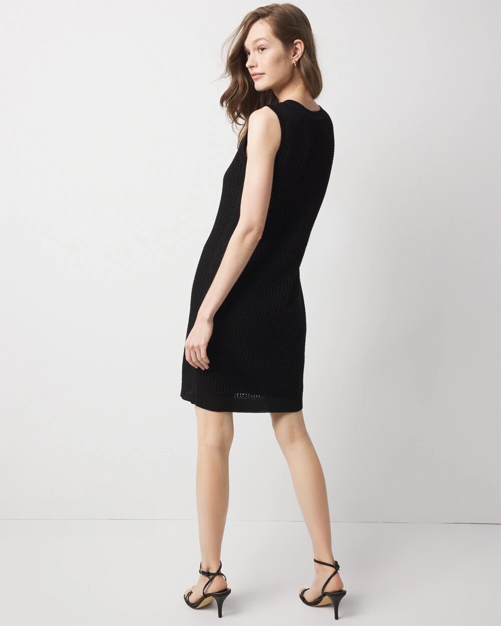 Sequin Crochet Mini Dress