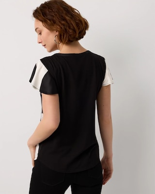 Satin Detail Glamgetter Tee click to view larger image.