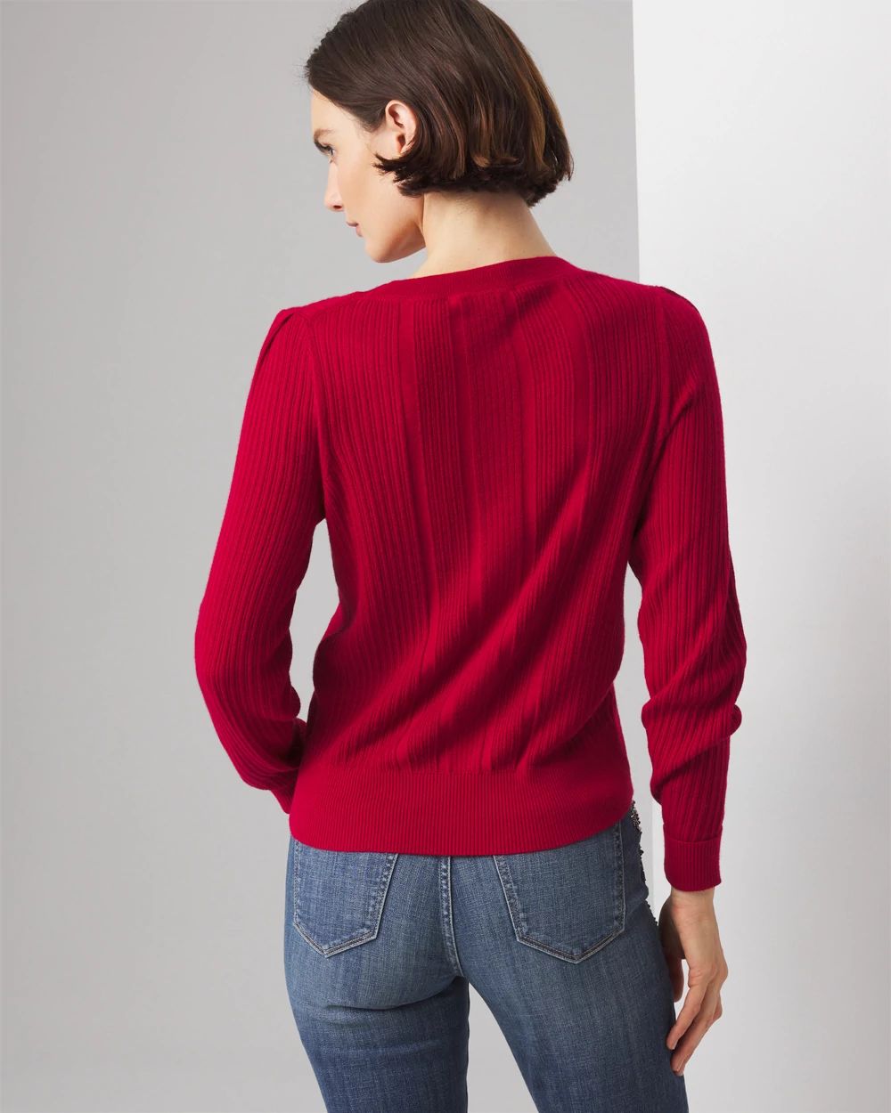Cashmere Blend Crewneck Sweater