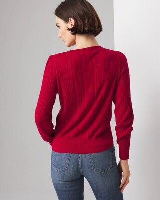 Cashmere Blend Crewneck Sweater