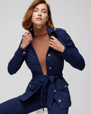 Luxe Stretch Safari Jacket