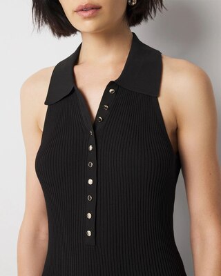 Henley Sweater Dress click to view larger image.