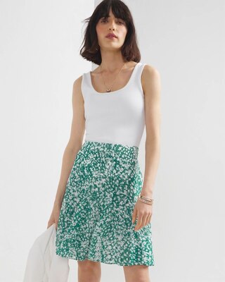 Floral Mini Skirt