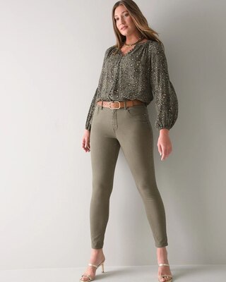 Curvy-Fit High-Rise Sculpt Skinny Ankle Jean