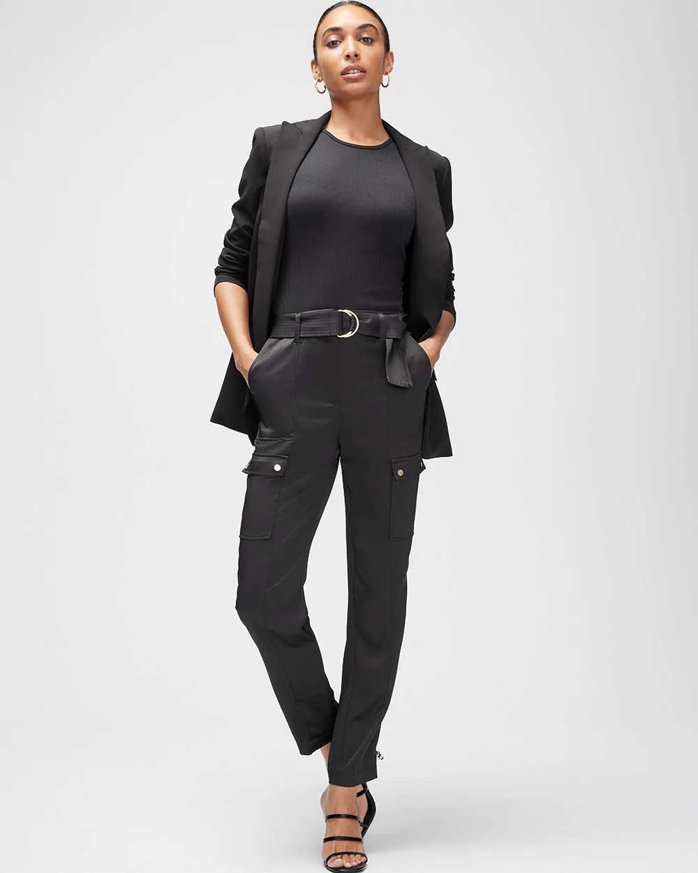 Belted Tapered Utility Trouser White House Black Market