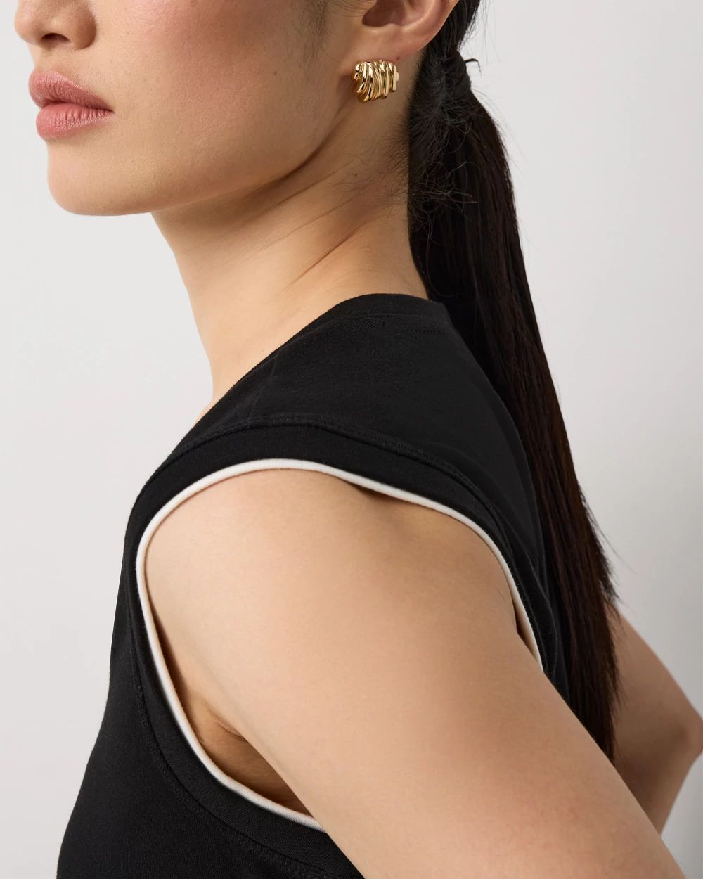 WHBM FORME™ All Ways Stretch Square Neck Top