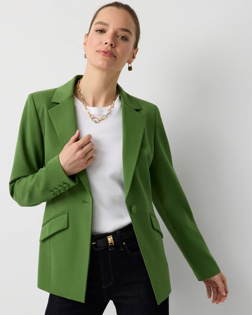 Petite WHBM® One-Button Blazer