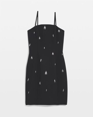 Strapless Embellished Mini Dress click to view larger image.