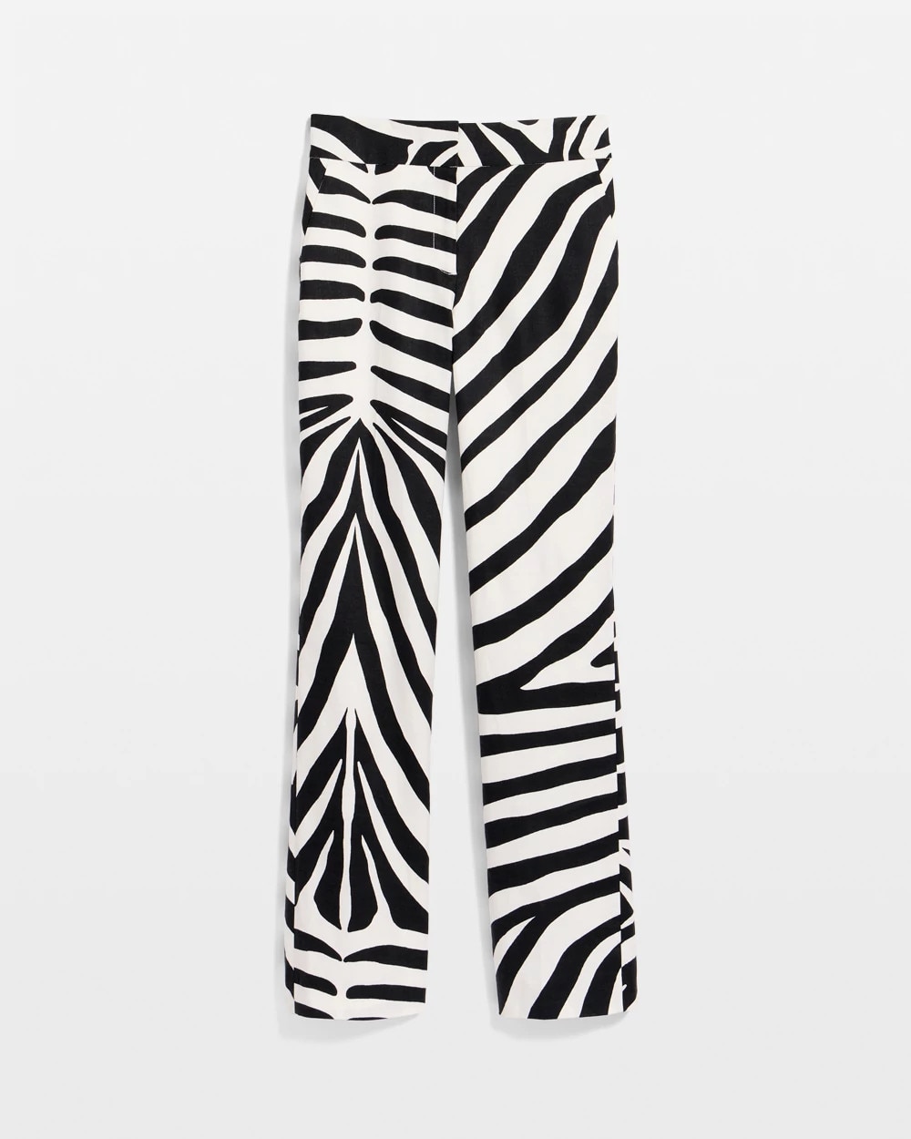 Linen-Blend High Rise Riley Trouser