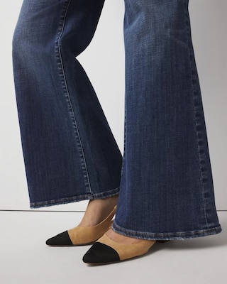 High-Rise Wide Leg Jeans click to view larger image.