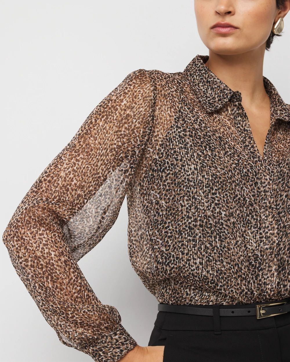 Leopard Print Lurex™ Shirt