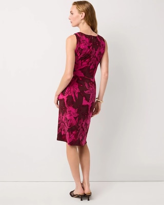 Faux Side-Tie Sleeveless Dress click to view larger image.