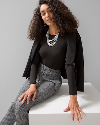 WHBM FORME™ All Ways Stretch Long-Sleeve Bodysuit click to view larger image.