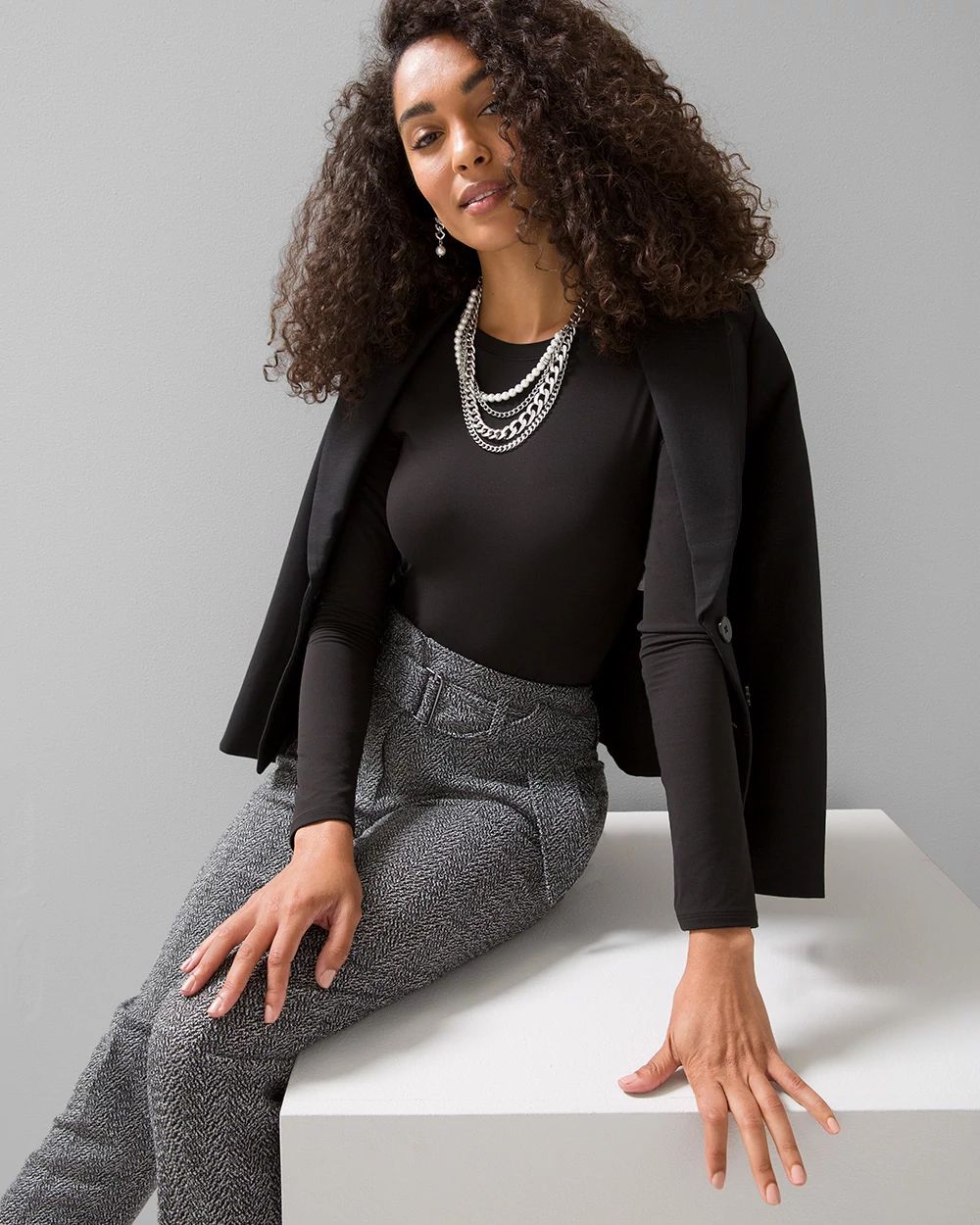 WHBM FORME™ All Ways Stretch Long-Sleeve Bodysuit